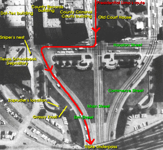 Ruta Kennedyjeve predsjedničke kolone