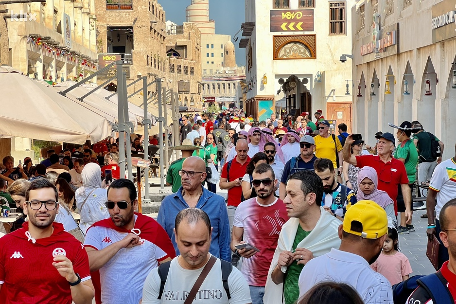 Navijači u Souq Waqifu (Foto: Klix.ba)