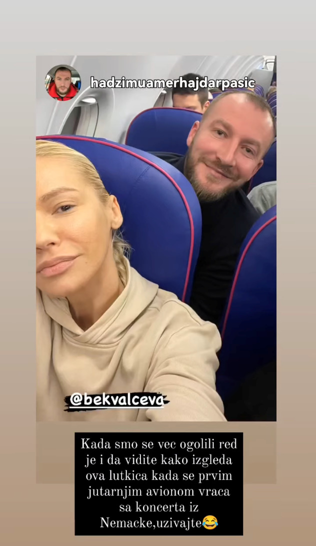 Natašin Instagram Story