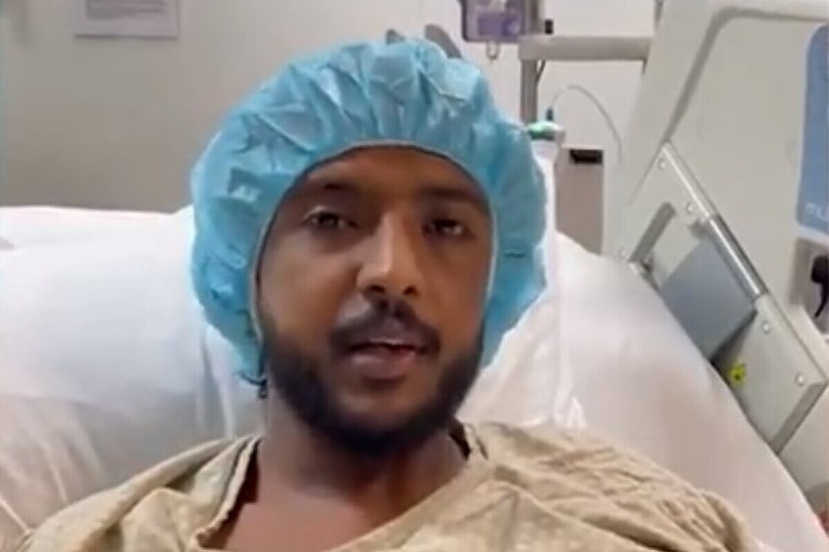Yasser Al-Shahrani se javio iz bolnice (Foto: Screenshot)