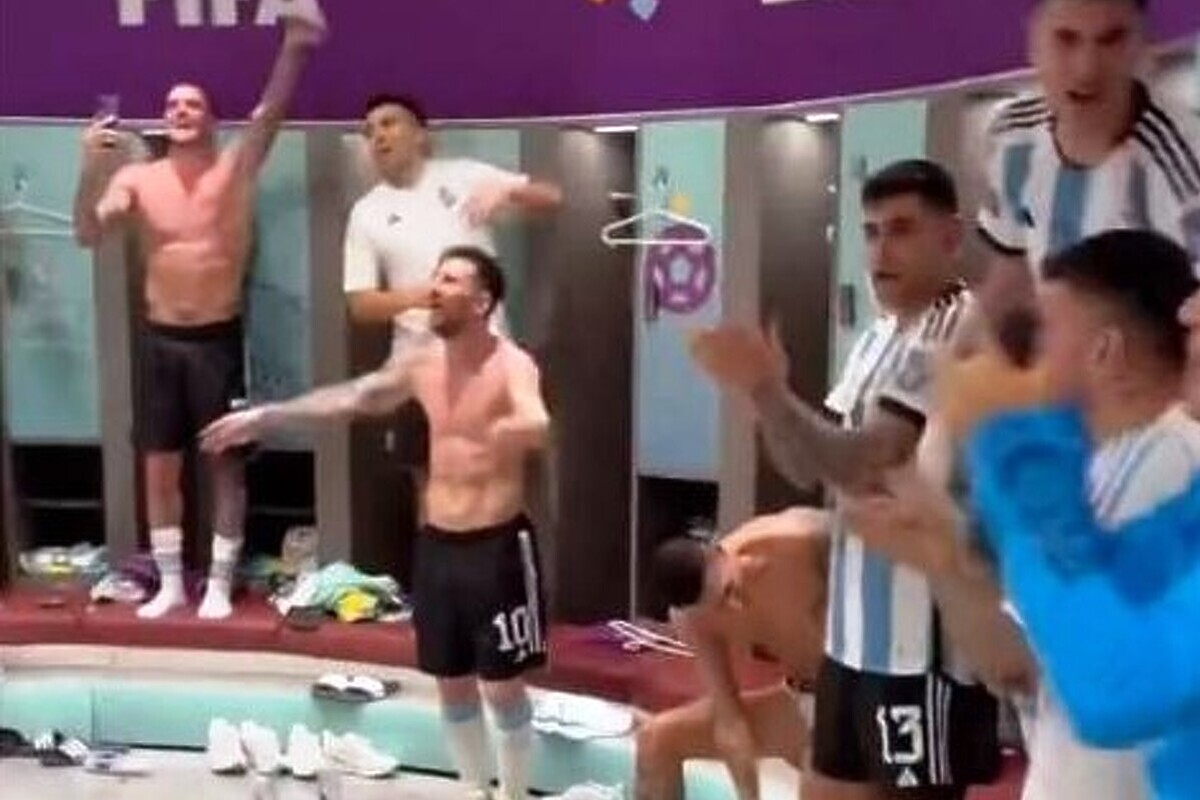 Messi pjevao sa saigračima (Foto: Screenshot)
