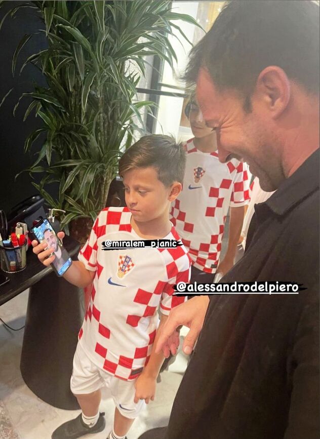 Edin Pjanić u društvu Del Piera (Foto: Instagram)