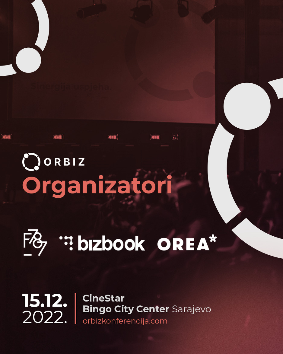 ORBIZ konferencija održat će se 15. decembra u Bingo City Centru u Sarajevu