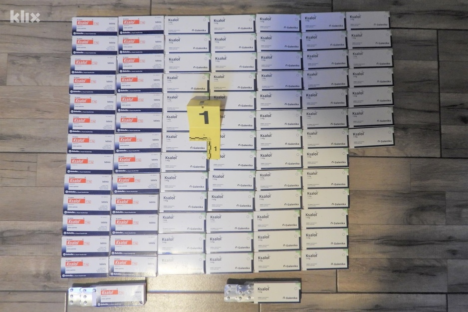 Droga zaplijenjena u pretresima (Foto: Granična policija BiH)