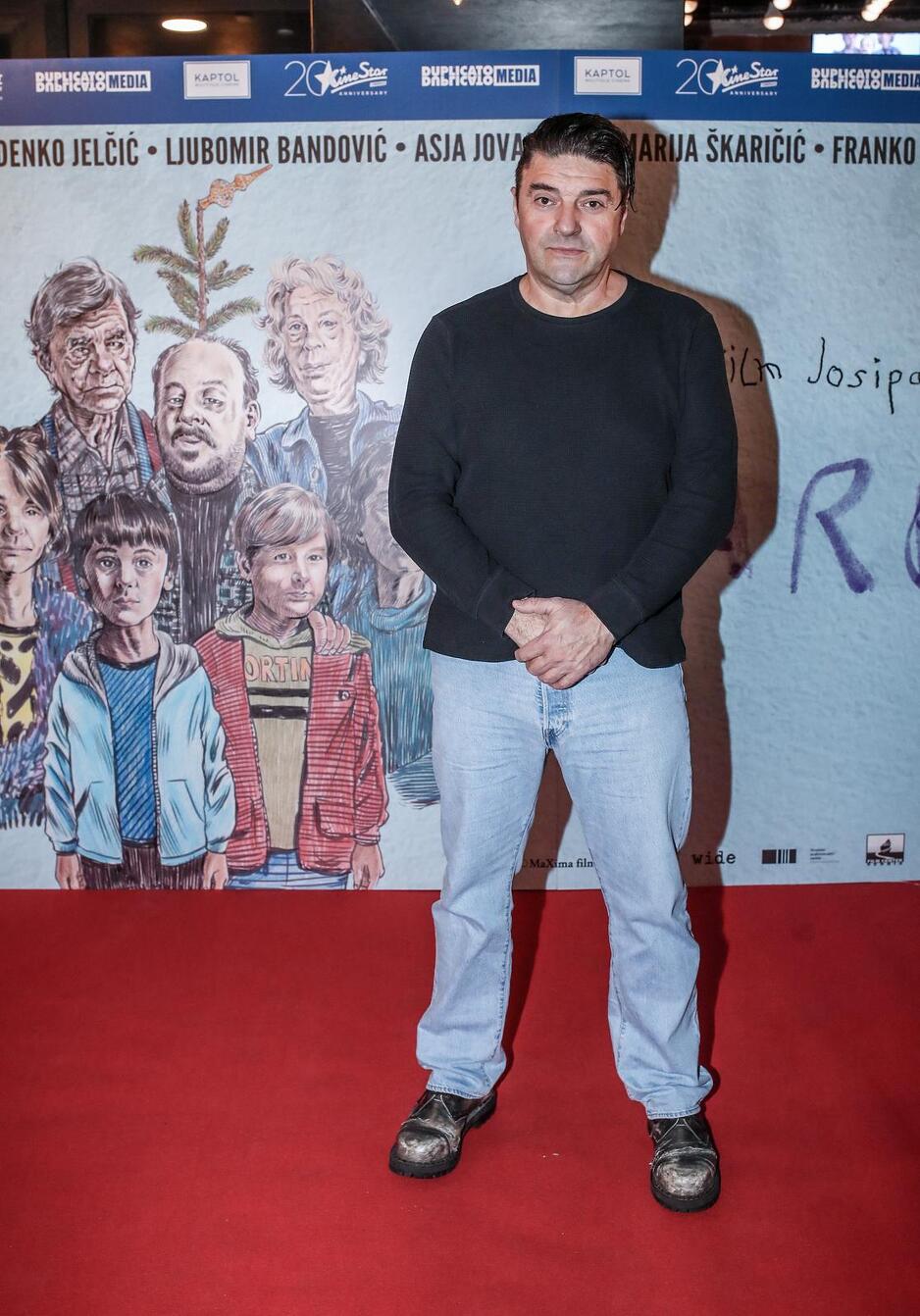 Goran Navojec na premijeri filma