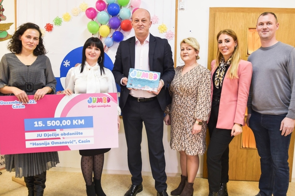Jumbo uručio donaciju obdaništu