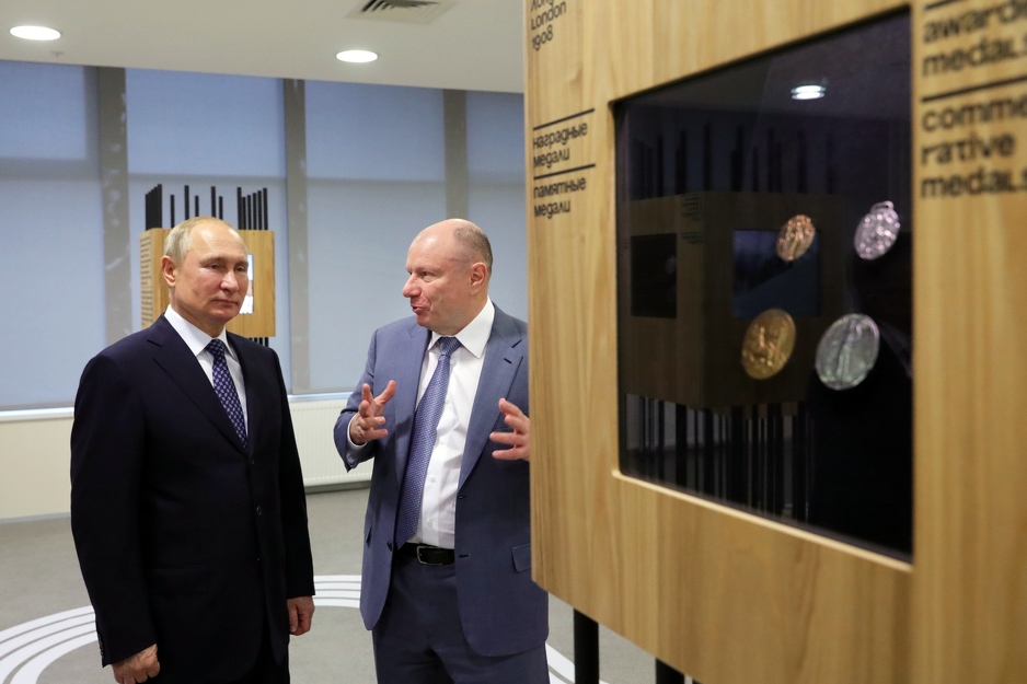 Vladimir Putin i Vladimir Potanin (Foto: EPA-EFE)