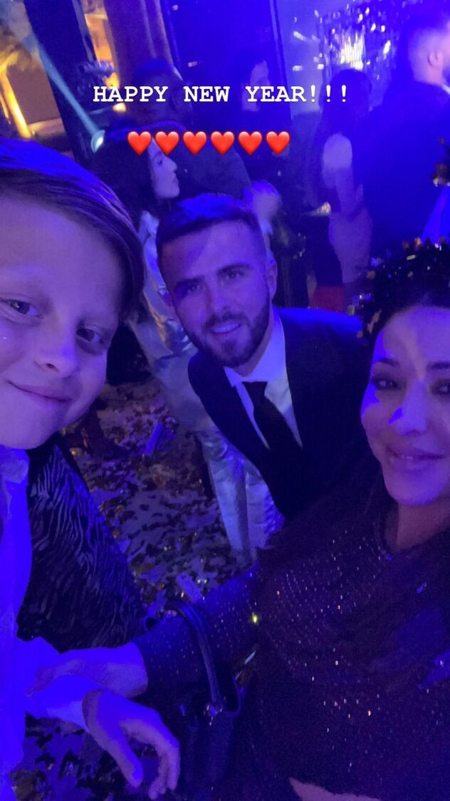 Miralem Pjanić sa suprugom Josephom i sinom Edinom (Foto: Instagram)