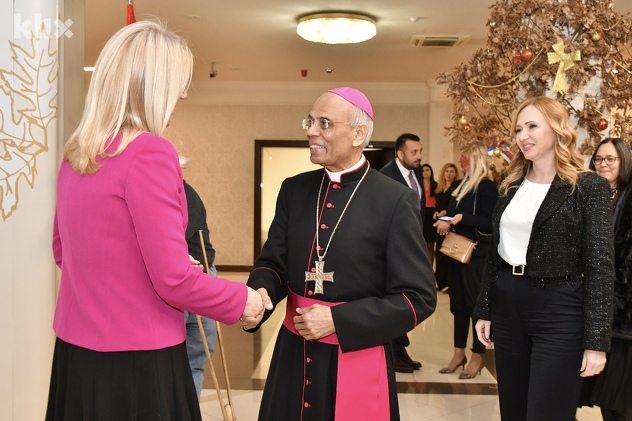 Vjerski predstavnici na božićnom prijemu (Foto: I. Š./Klix.ba)
