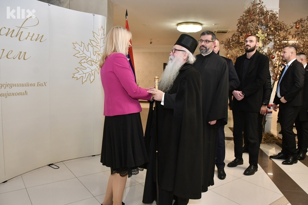 Vjerski predstavnici na božićnom prijemu (Foto: I. Š./Klix.ba)