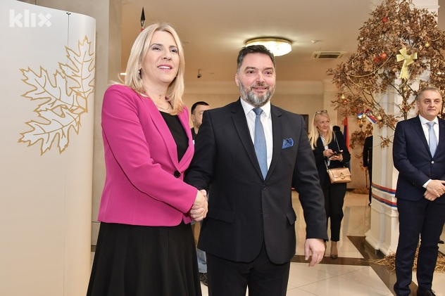 Željka Cvijanović sa Stašom Košarcem (Foto: I. Š./Klix.ba)