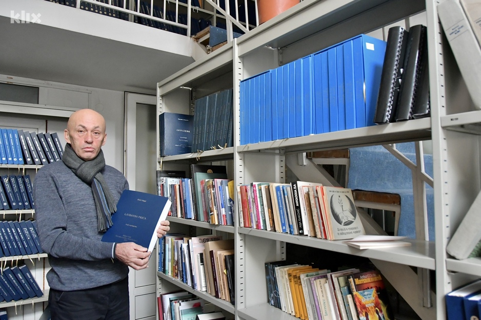 Sakib Pleh, direktor Biblioteke za slijepa i slabovidna lica (Foto: I. Š./Klix.ba)