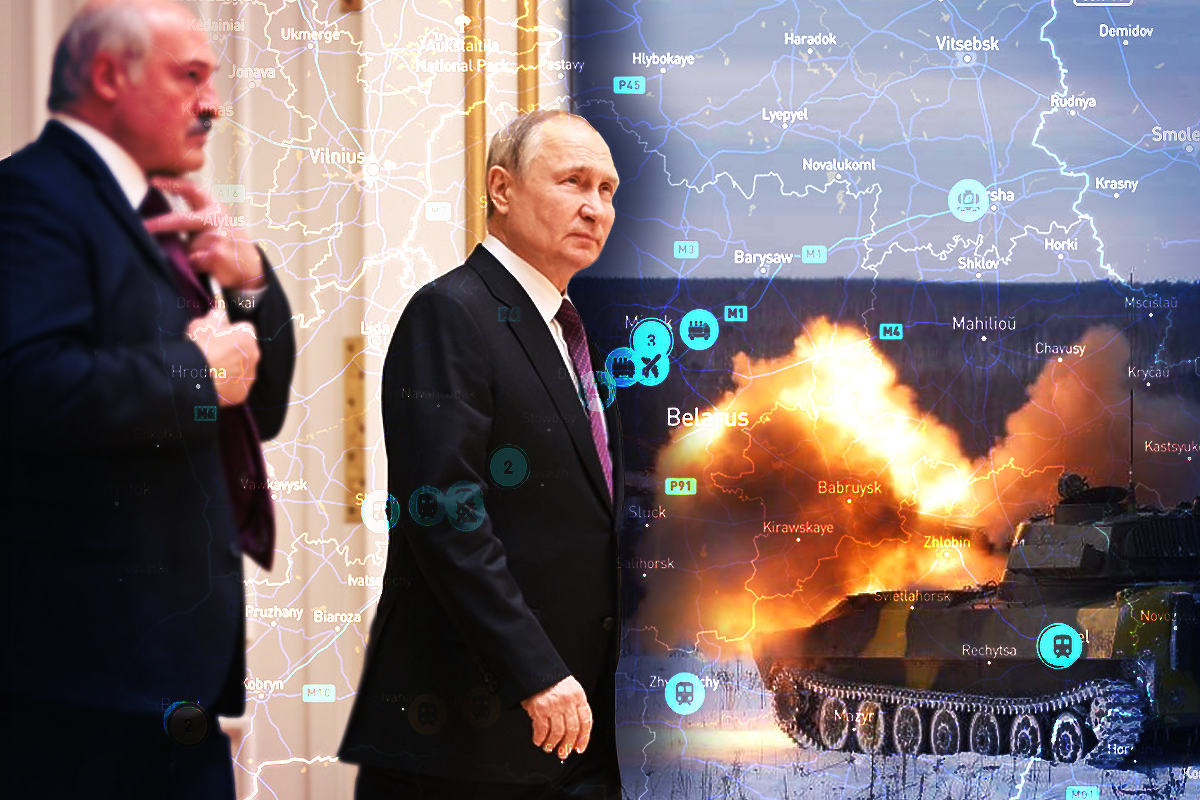 Hoće li Putin uvući Lukašenka još više u rat? (Ilustracija: A. L./Klix.ba)