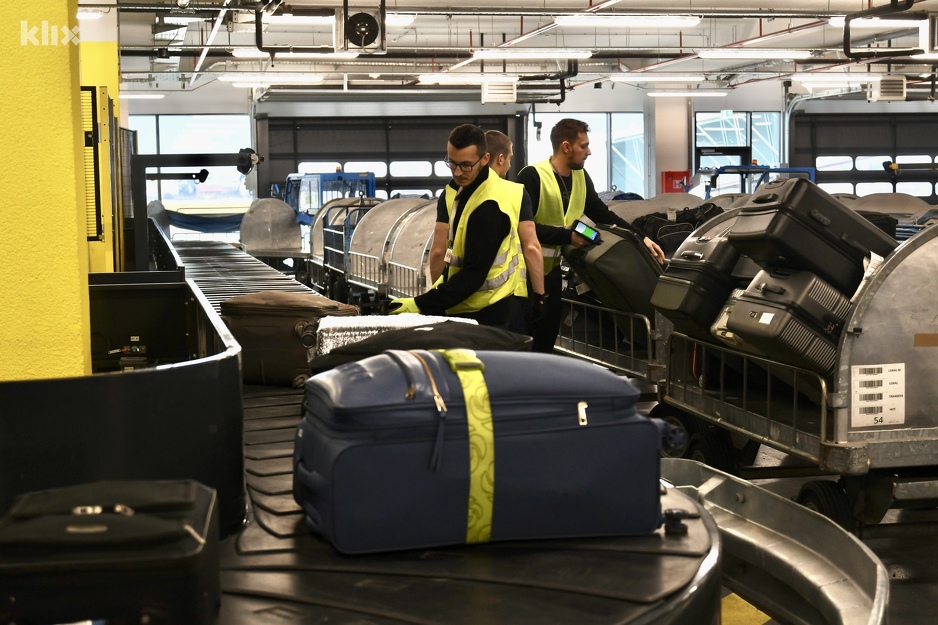 Karuseli za sortiranje prtljaga u odlascima (Foto: D. S./Klix.ba)