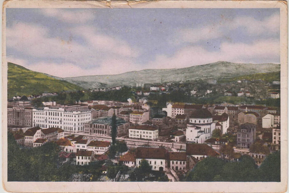 Pogled na Hram iznad Sarajeva