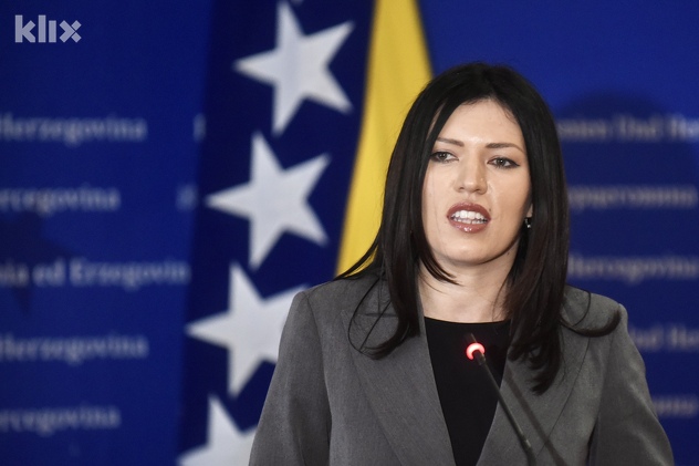 Zastupnica SNSD-a u Predstavničkom domu Parlamentarne skupštine Bosne i Hercegovine Sanja Vulić (Foto: T. S./Klix.ba)