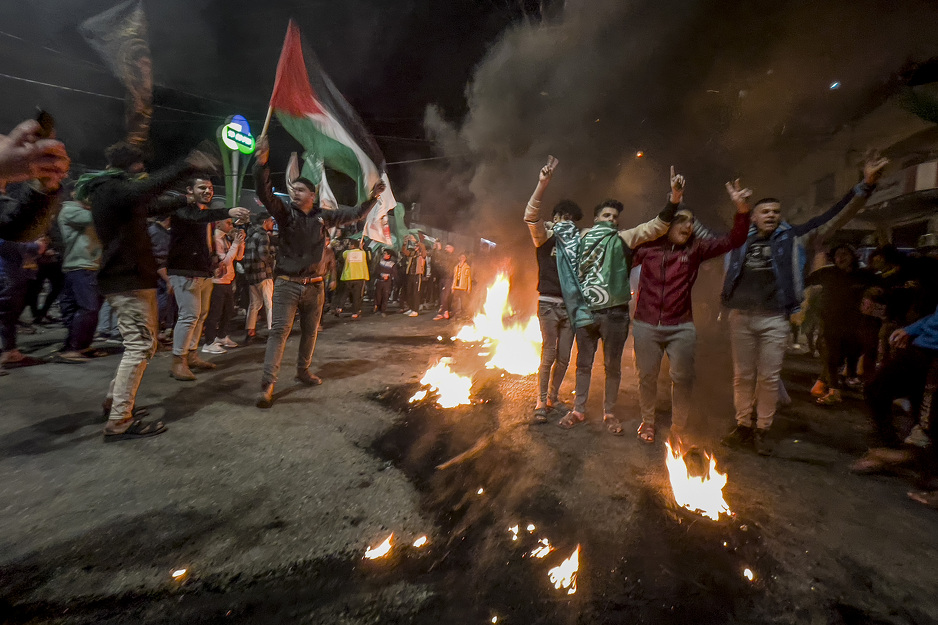 Slavlje u Gazi nakon terorističkog napada u Jerusalemu (Foto: EPA-EFE)