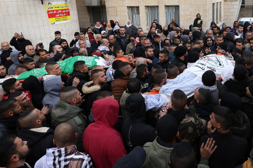 Sahrana Palestinaca stradalih u raciji IDF-a (Foto: EPA-EFE)