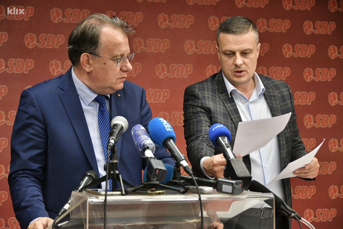 Rukovodstvo SDP-a danas utvrđuje strategiju, a sutra zasjeda sa partnerima iz Osmorke (Foto: I. Š./Klix.ba)