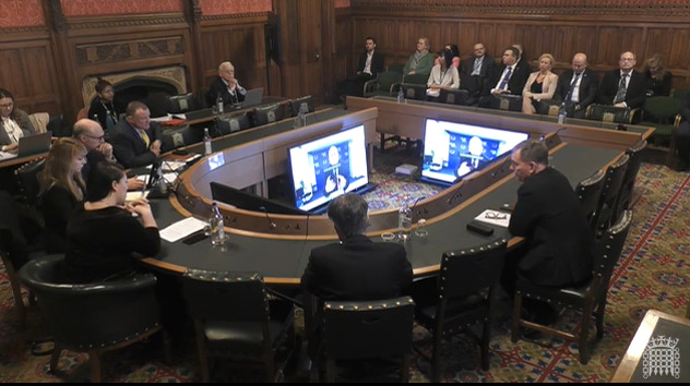 Schmidt saslušan pred članovima Komiteta (Screenshot: Britanski parlament)