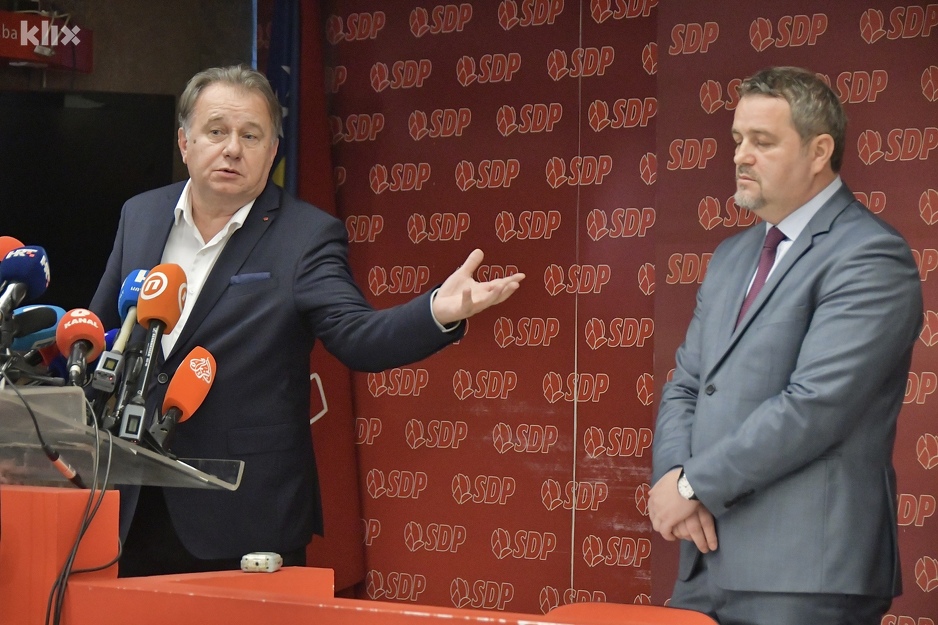 Nermin Nikšić (SDP) i Nermin Ogrešević (NES) (Foto: I. Š./Klix.ba)