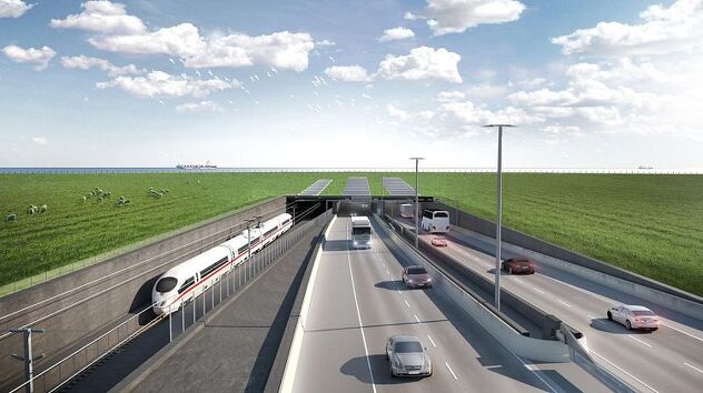 Kroz tunel će biti željeznički i drumski saobraćaj (Foto: Femern A/S)