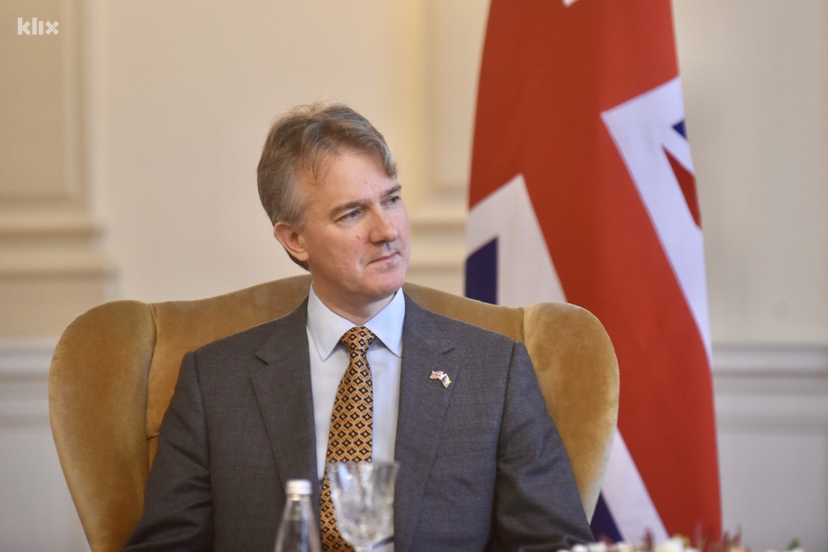 Ambasador Velike Britanije u BiH Julian Reilly (Foto: T. S./Klix.ba)