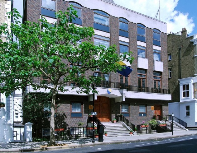 Ambasada BiH u Velikoj Britaniji (Foto: Facebook)