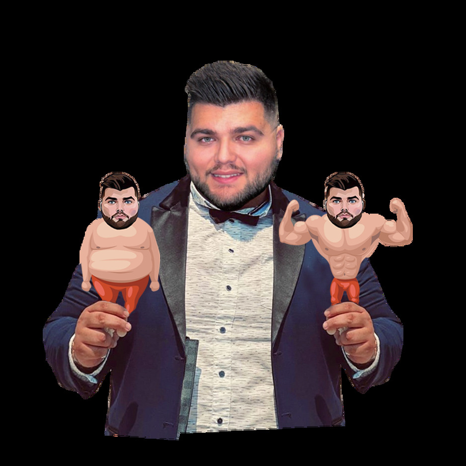 Sermed Maktouf i stand up komedija