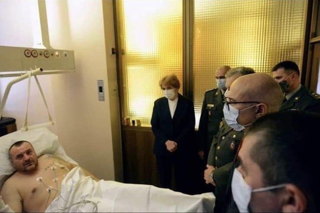 Srbijanski ministri u posjeti ranjenom muškarcu koji je sada uhapšen