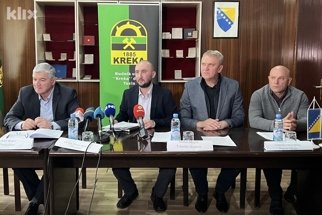 Članovi uprave Rudnika Kreka (Foto: A. K./Klix.ba)