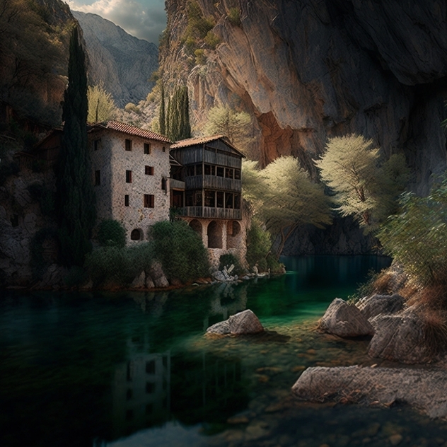 Blagaj kroz oči umjetne inteligencije