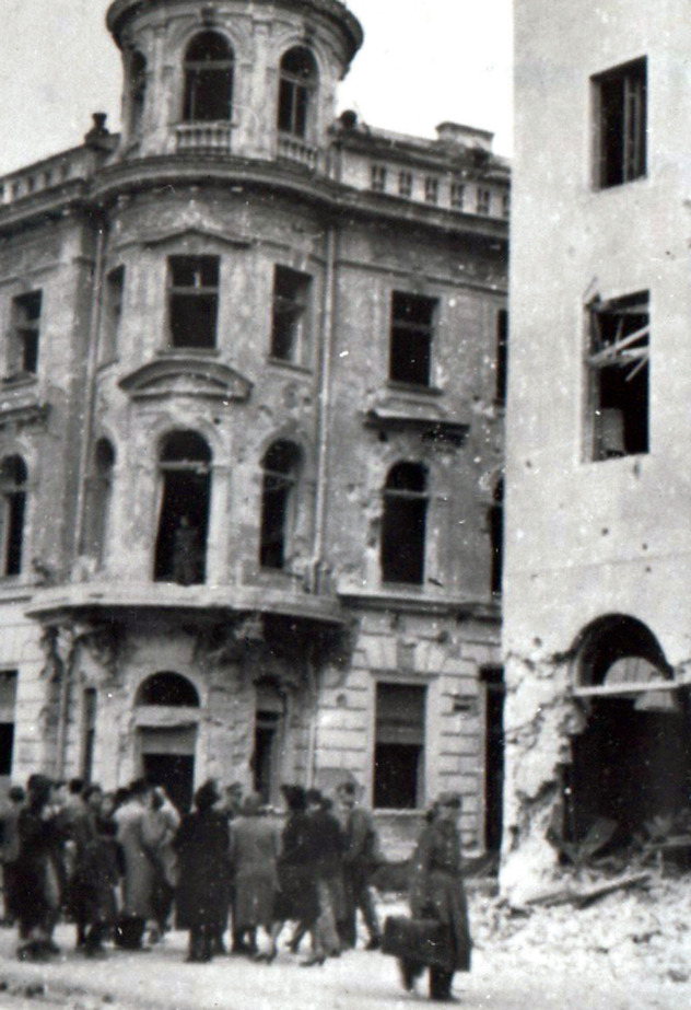 Zgrada preko puta tadašnje domobranske bolnice (Foto: Historijski muzej BiH)