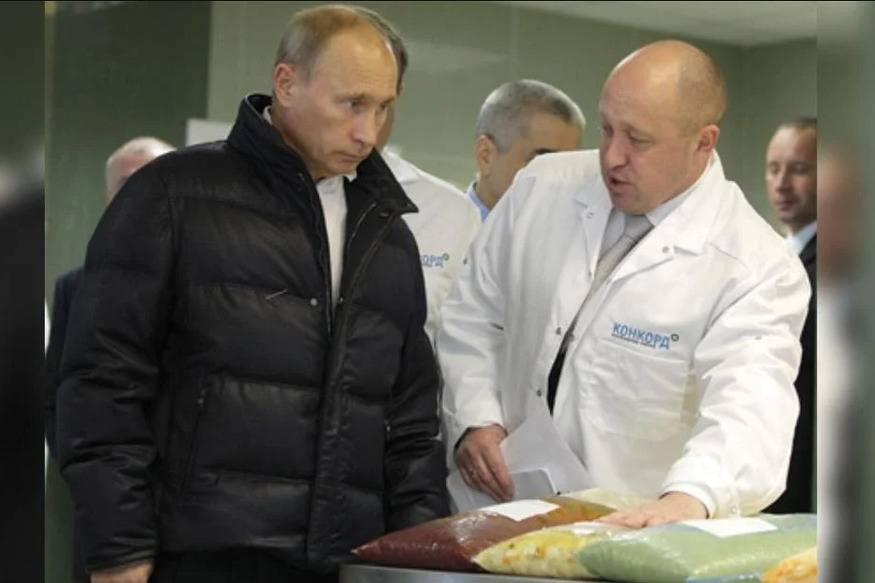 Vladimir Putin i Jevgenij Prigožin (Foto: Twitter)