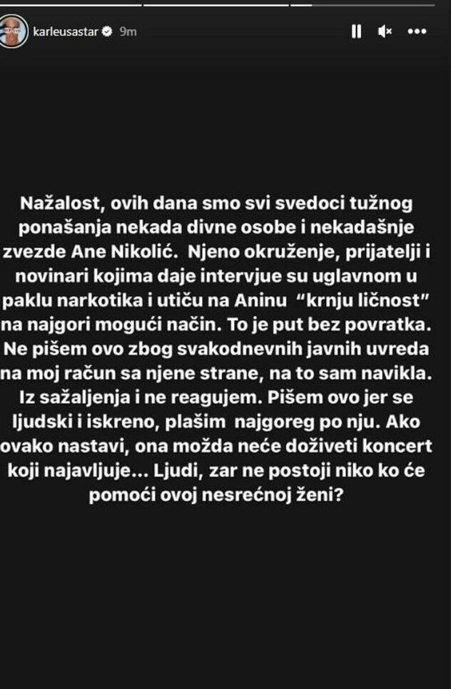 Screenshot: Instagram/karleusastar