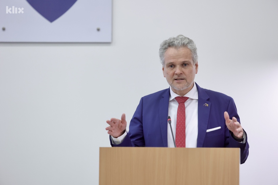 Johann Sattler, šef Delegacije EU u Bosni i Hercegovini (Foto: T. S./Klix.ba)