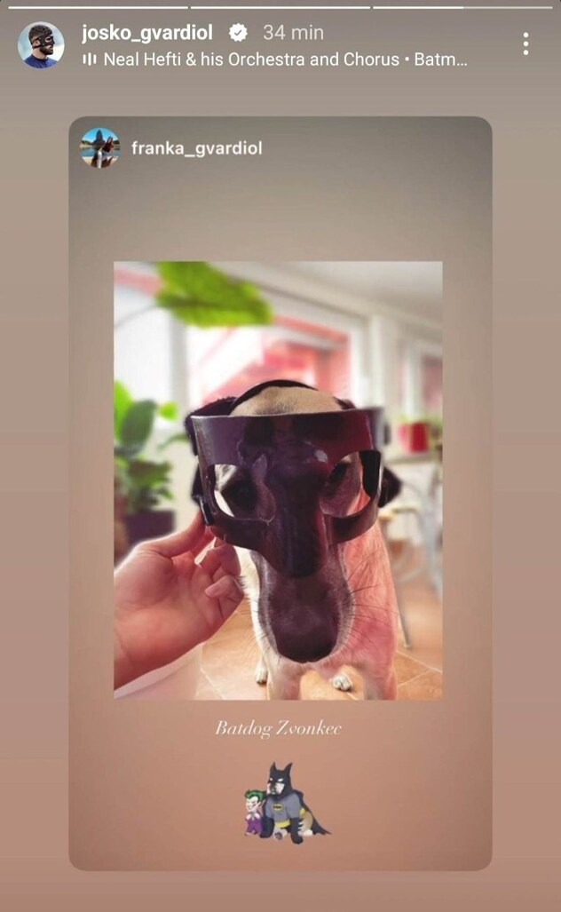 Objava Gvardiola na društvenoj mreži Instagram