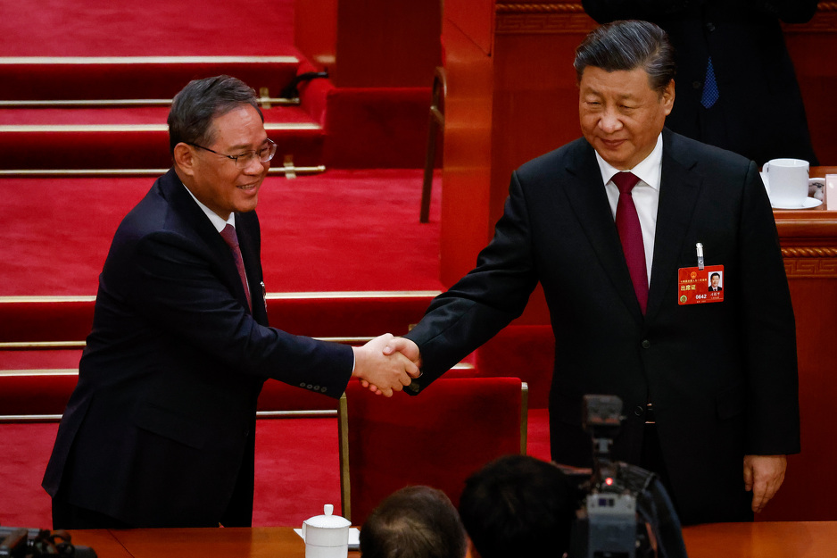 Li Qiang i Xi Jinping (Foto: EPA-EFE)