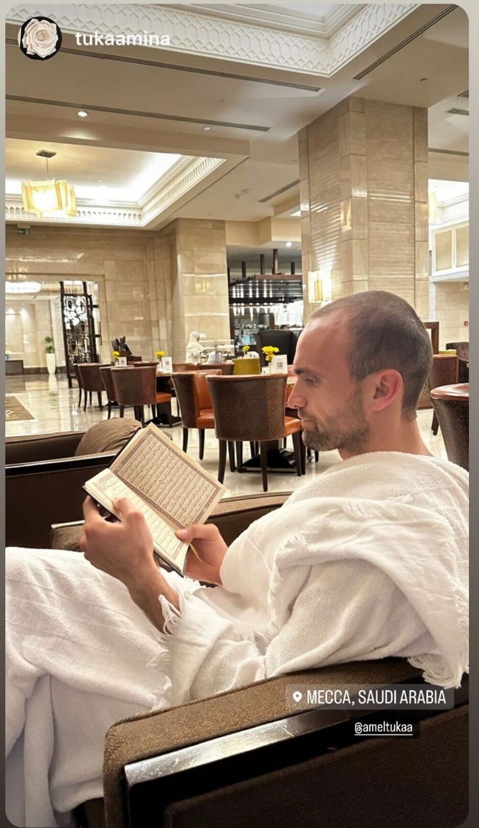 Story Tukine izabranice Amine (Foto: Instagram)