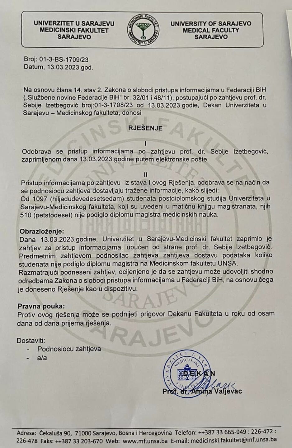 Izvor: Facebook/Sebija Izetbegović