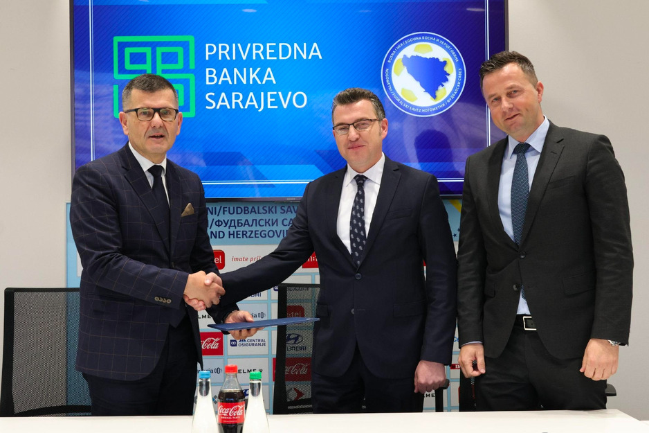 Privredna banka Sarajevo postala sponzor NS Bosne i Hercegovine