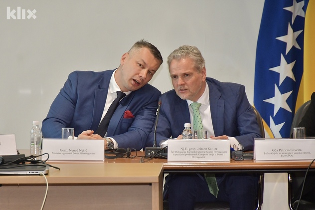 Ministar sigurnosti BiH i ambasador Sattler (Foto: I. Š./Klix.ba)
