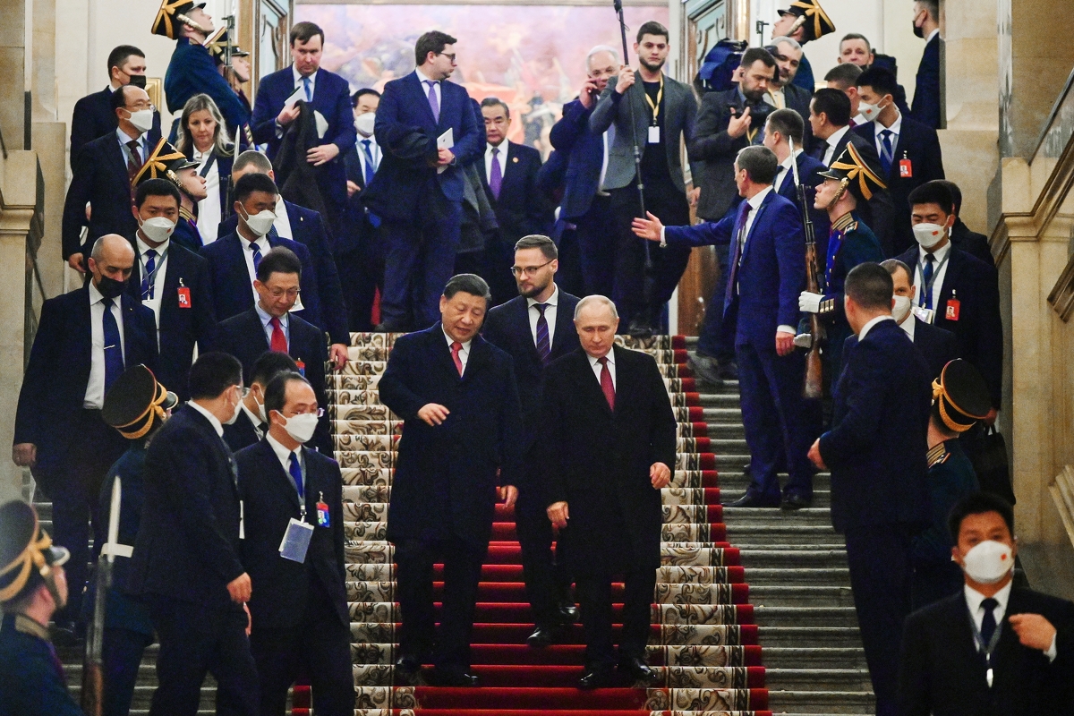 Putin i Xi Jinping nakon završetka sastanka (Foto: EPA-EFE)