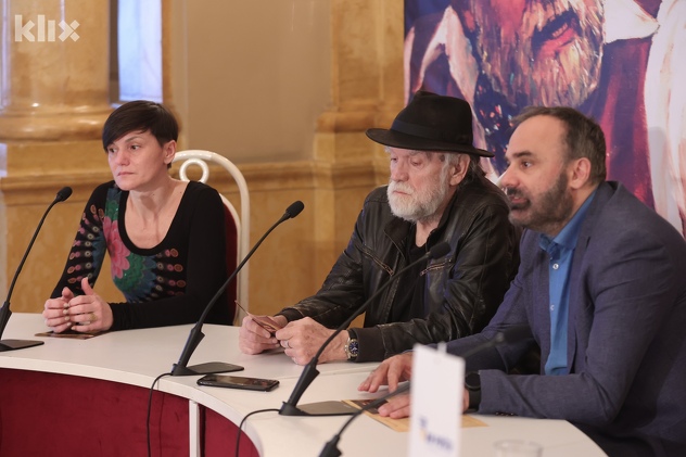 Press konferencija povodom obilježavanja 55 godina umjetničkog rada Josipa Pejakovića (Foto: I. L./Klix.ba)