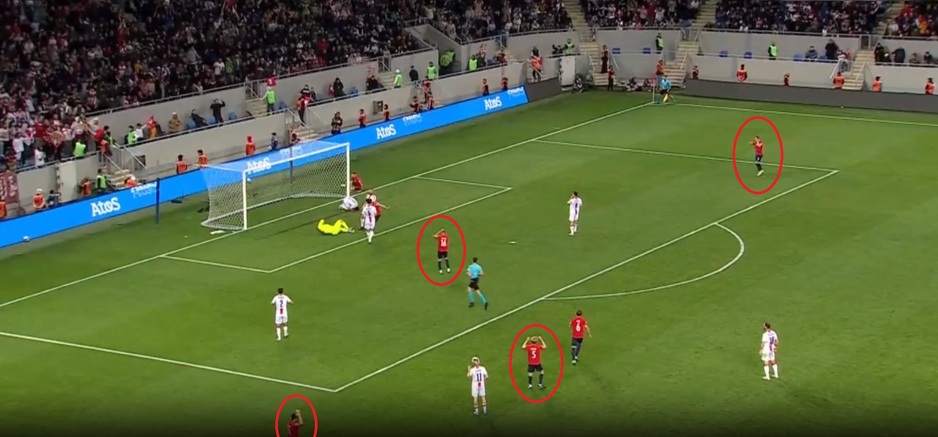 Reakcija saigrača nakon promašaja kapitena Norveške (Foto: Screenshot/Reddit)