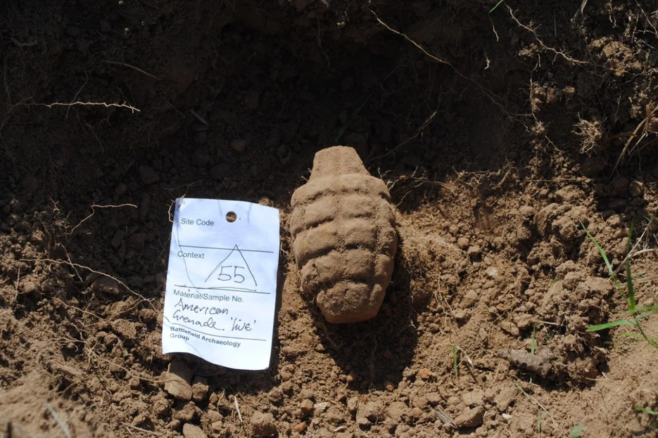 Neeksplodirana američka bomba (Foto:Battefield Archeology Group)