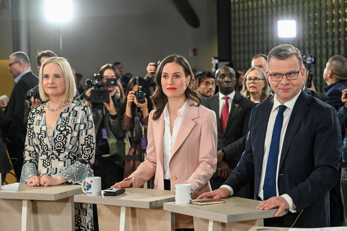 Brojni mediji pratili finsku izbornu utrku (Foto: EPA-EFE)