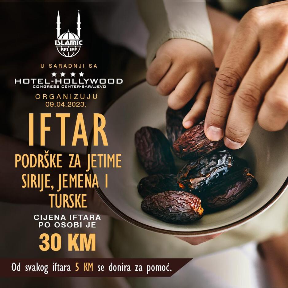 Iftar za najmlađu i najranjiviju skupinu ljudi