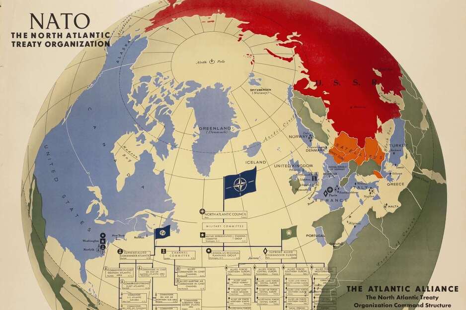 Mapa saveza iz 1955. godine