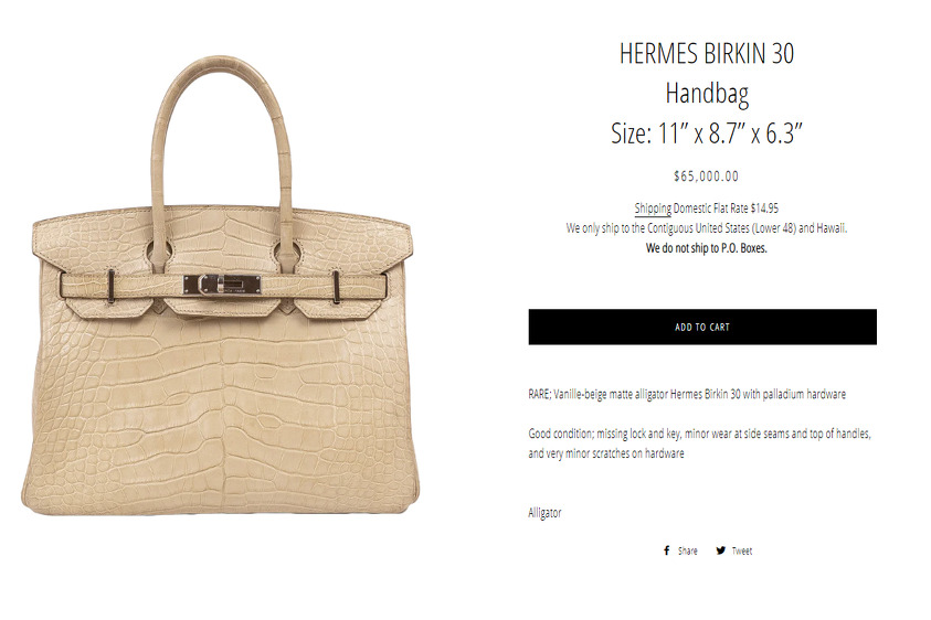 Hermes Birkin 30 torba 65.000 dolara (116.174 KM)